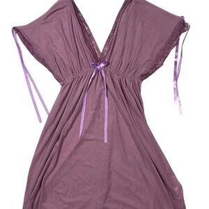 Elegant Purple Women's Robe